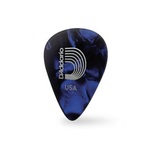 Carregar imagem no visualizador da galeria, Palheta Celulóide Azul Perolada Pesada D Addario 1CBUP6-10