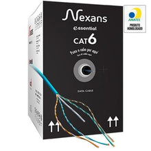 Carregar imagem no visualizador da galeria, Cabo de Rede CAT.6 CM 305m Azul Nexans - CX / 305