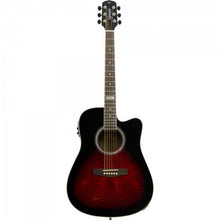 Carregar imagem no visualizador da galeria, Violão Giannini GF1D CEQ Eletroacústico Aço Brown Red Burst Burst