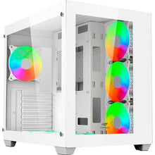 Carregar imagem no visualizador da galeria, Gabinete Gamer C3Tech Aquarius MT-G910 Sem Fans Branco