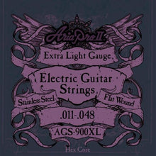 Carregar imagem no visualizador da galeria, Encordoamento Para Guitarra Flat Wound .011 AGS900XL Aria Pro II