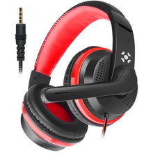 Carregar imagem no visualizador da galeria, Headset Gamer Fortrek Spider Black P3 Preto/Vermelho