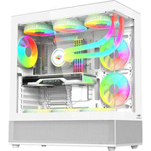 Carregar imagem no visualizador da galeria, Gabinete Gamer C3Tech Aquarius MT-G850 Sem Fans Branco
