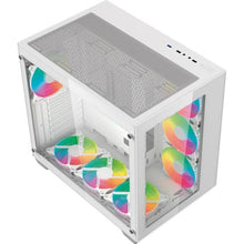 Carregar imagem no visualizador da galeria, Gabinete Gamer C3Tech Aquarius MT-G910 Sem Fans Branco