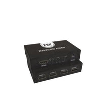 Carregar imagem no visualizador da galeria, Divisor HDMI 1.3 1 Entrada X 4 Saídas Chip Sce Preto Pix