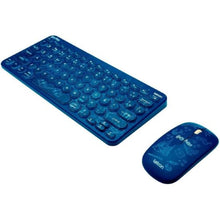 Carregar imagem no visualizador da galeria, Kit Teclado e Mouse Sem Fio Letron Harry Potter Azul