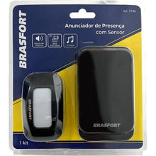 Carregar imagem no visualizador da galeria, Anunciador de Presença Com Sensor Brasfort Preto
