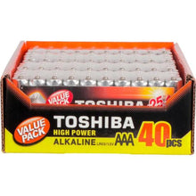 Carregar imagem no visualizador da galeria, Pilha Alcalina AAA 1,5V LR03GCP (C/40 Pilhas) Toshiba