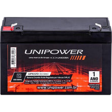 Carregar imagem no visualizador da galeria, Bateria Estacionária Selada 6V 12Ah VRLA UP6120 Unipower