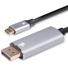 Carregar imagem no visualizador da galeria, Cabo Adaptador USB-C Para Dport Macho 4k 60hz 1.8m 5+