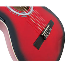 Carregar imagem no visualizador da galeria, Violão Acústico Infantil De Nylon Para Destros Com Tensor Tcg 360 Vermelho Thomaz