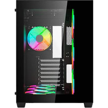 Carregar imagem no visualizador da galeria, Gabinete Gamer C3Tech Aquarius MT-G910 Sem Fans Preto