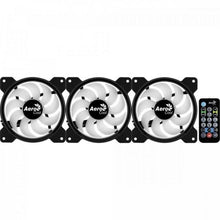 Carregar imagem no visualizador da galeria, Kit 3 Coolers Aerocool Saturn 12 Pro ARGB + Hub + Controle
