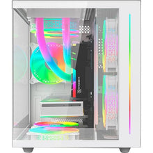 Carregar imagem no visualizador da galeria, Gabinete Gamer C3Tech Aquarius MT-G810 Sem Fans Branco
