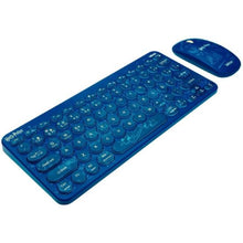 Carregar imagem no visualizador da galeria, Kit Teclado e Mouse Sem Fio Letron Harry Potter Azul