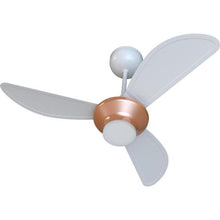 Carregar imagem no visualizador da galeria, Ventilador de Teto Ventisol Mistral 3 Pás Branco/Bronze Bivolt