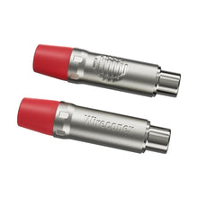 Carregar imagem no visualizador da galeria, Plug Rca Fêmea Nickel Plt Wc 1222 Fl Rd Ni Wireconex 10 Unidades