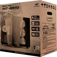 Carregar imagem no visualizador da galeria, Gabinete Gamer C3Tech Aquarius MT-G910 Sem Fans Branco