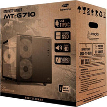 Carregar imagem no visualizador da galeria, Gabinete Gamer C3Tech Aquarius MT-G710 Sem Fans Preto