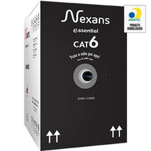 Carregar imagem no visualizador da galeria, Cabo de Rede CAT.6 CM 305m Azul Nexans - CX / 305