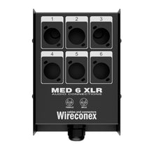 Carregar imagem no visualizador da galeria, Painel Para Multicabos Sem Conectores 6 Vias Xlr - Wireconex