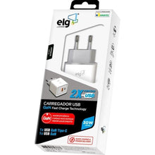 Carregar imagem no visualizador da galeria, Carregador 2 USB 3A + 1 PD W35GAN ELG