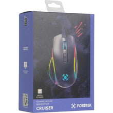 Carregar imagem no visualizador da galeria, Mouse Gamer Fortrek Cruiser New Edition 12000 Dpi RGB Preto