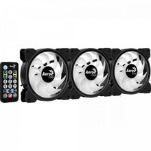 Carregar imagem no visualizador da galeria, Kit 3 Coolers Aerocool Saturn 12 Pro ARGB + Hub + Controle