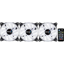 Carregar imagem no visualizador da galeria, Kit Com 3 Coolers Aerocool Duo 12 Pro ARGB + Hub + Controle