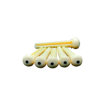Carregar imagem no visualizador da galeria, Pino Para Cavalete De Violão Aço Csp1 - Creme 6 Unidades