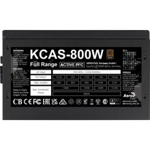 Carregar imagem no visualizador da galeria, Fonte Gamer ATX Aerocool KCAS 800W 80 Plus Full Range APFC