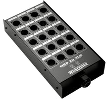 Carregar imagem no visualizador da galeria, Painel 20 Vias Com Furações Xlr Sem Conectores E 1 Prensa Cabo De Nylon Wireconex Med2 20 1s