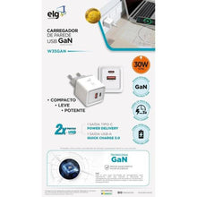 Carregar imagem no visualizador da galeria, Carregador 2 USB 3A + 1 PD W35GAN ELG
