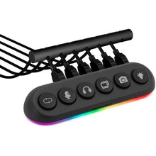 Carregar imagem no visualizador da galeria, Hub USB 5 Portas 3.0 Streamplify Deck 5 Preto RGB