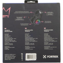 Carregar imagem no visualizador da galeria, Headset Gamer Fortrek Black Hawk P2 + USB RGB Preto