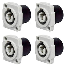 Carregar imagem no visualizador da galeria, Conector De Ac-out Painel Wc 1833 Out P Gy Pgy Azul Wireconex 04 Unidades