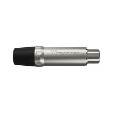Carregar imagem no visualizador da galeria, Plug Rca Fêmea Nickel Plt Wc 1222 Fl Bk Ni Wireconex 10 Unidades