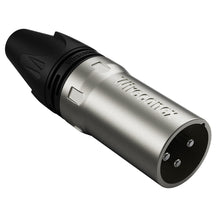 Carregar imagem no visualizador da galeria, Conector Xlr Macho Wc 1013 Ml Bk Ni 3p Cabo Wireconex 05 Unidades