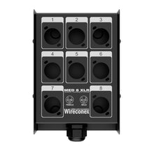 Carregar imagem no visualizador da galeria, Painel Para Multicabos Sem Conectores 8 Vias Xlr - Wireconex