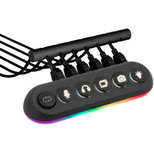 Carregar imagem no visualizador da galeria, Hub USB 5 Portas 3.0 Streamplify Deck 5 Preto RGB
