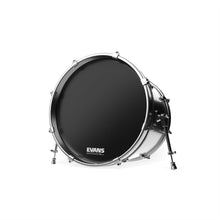 Carregar imagem no visualizador da galeria, Pele De Resposta Para Bumbo 22" Evans Resonant Black BD22RBG