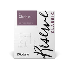 Carregar imagem no visualizador da galeria, Palheta Clarineta Bb 4.0 (10 Peças) D Addario Reserv Classic