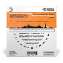 Carregar imagem no visualizador da galeria, Encordoamento Violão Aço 12C 09-45 D Addario Phosphor EJ41