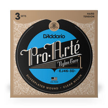 Carregar imagem no visualizador da galeria, Encordoamento Violão Nylon (3 Jogos) D Addario EJ46-3D