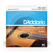 Carregar imagem no visualizador da galeria, Encordoamento Violão Aço .010 D Addario Silver-Plated EJ83L