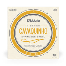 Carregar imagem no visualizador da galeria, Encordoamento Cavaquinho .011 D Addario Stainless Steel EJ93