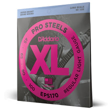 Carregar imagem no visualizador da galeria, Encordoamento Baixo 4C 45-100 D Addario XL ProSteels EPS170