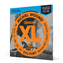Carregar imagem no visualizador da galeria, Encordoamento Guitarra 10-46 D Addario XL Nickel EXL110-BT