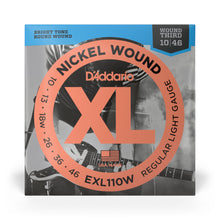 Carregar imagem no visualizador da galeria, Encordoamento Guitarra 10-46 D Addario XL Nickel EXL110W