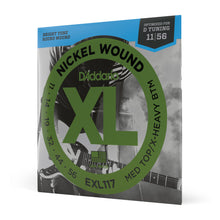 Carregar imagem no visualizador da galeria, Encordoamento Guitarra 11-56 D Addario XL Nickel EXL117